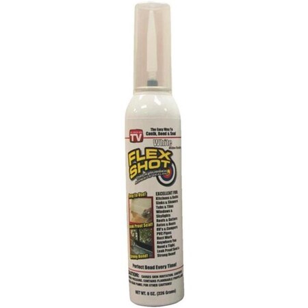 Vortex 8 oz Flex Shot Adhesive Sealant, White VO3973416